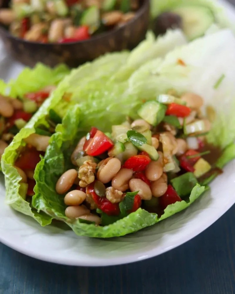 Nutritious Plant-Based Bean Salad